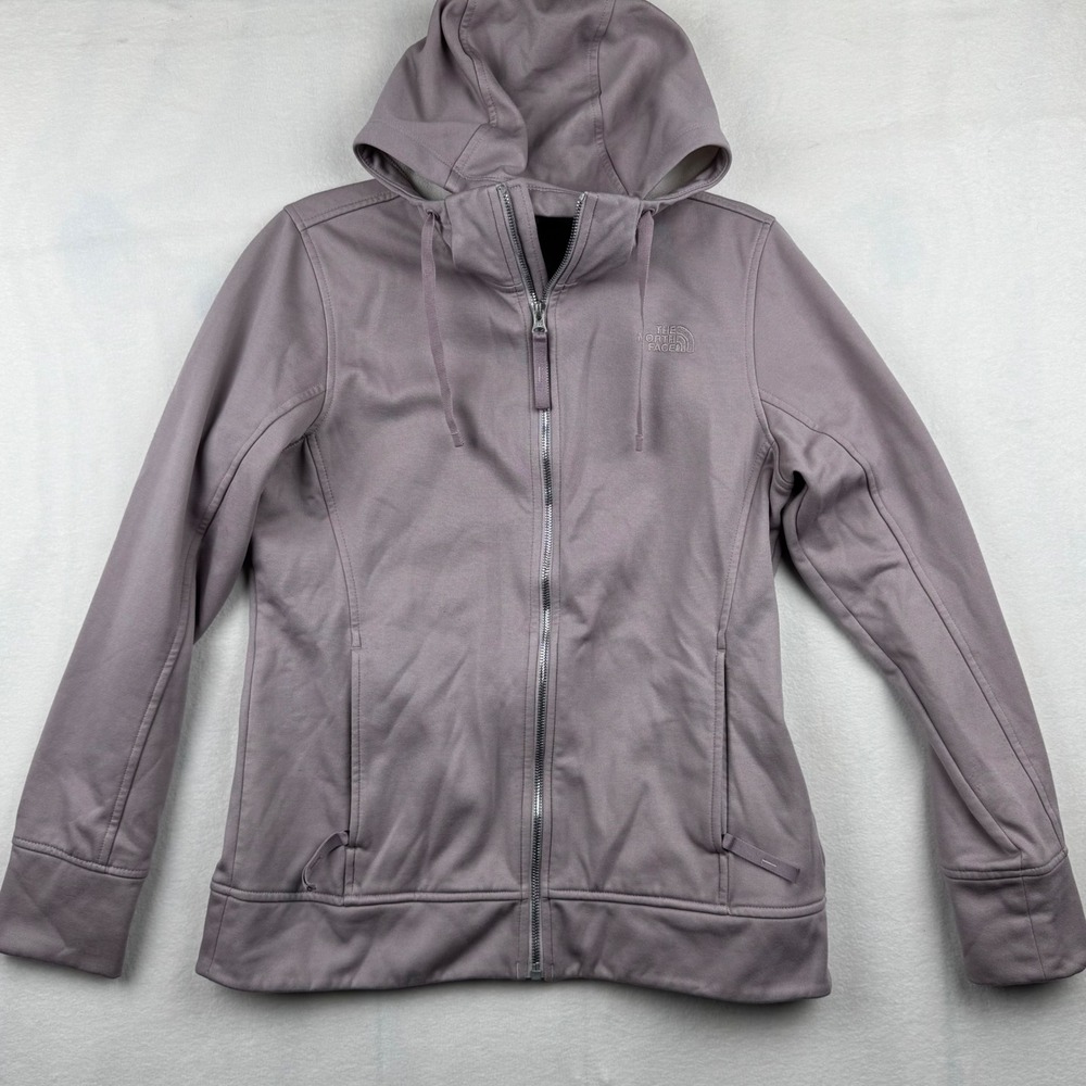 The North Face Womens Full Zip Hoodie Lavender Athleisure Jacket -‎ M